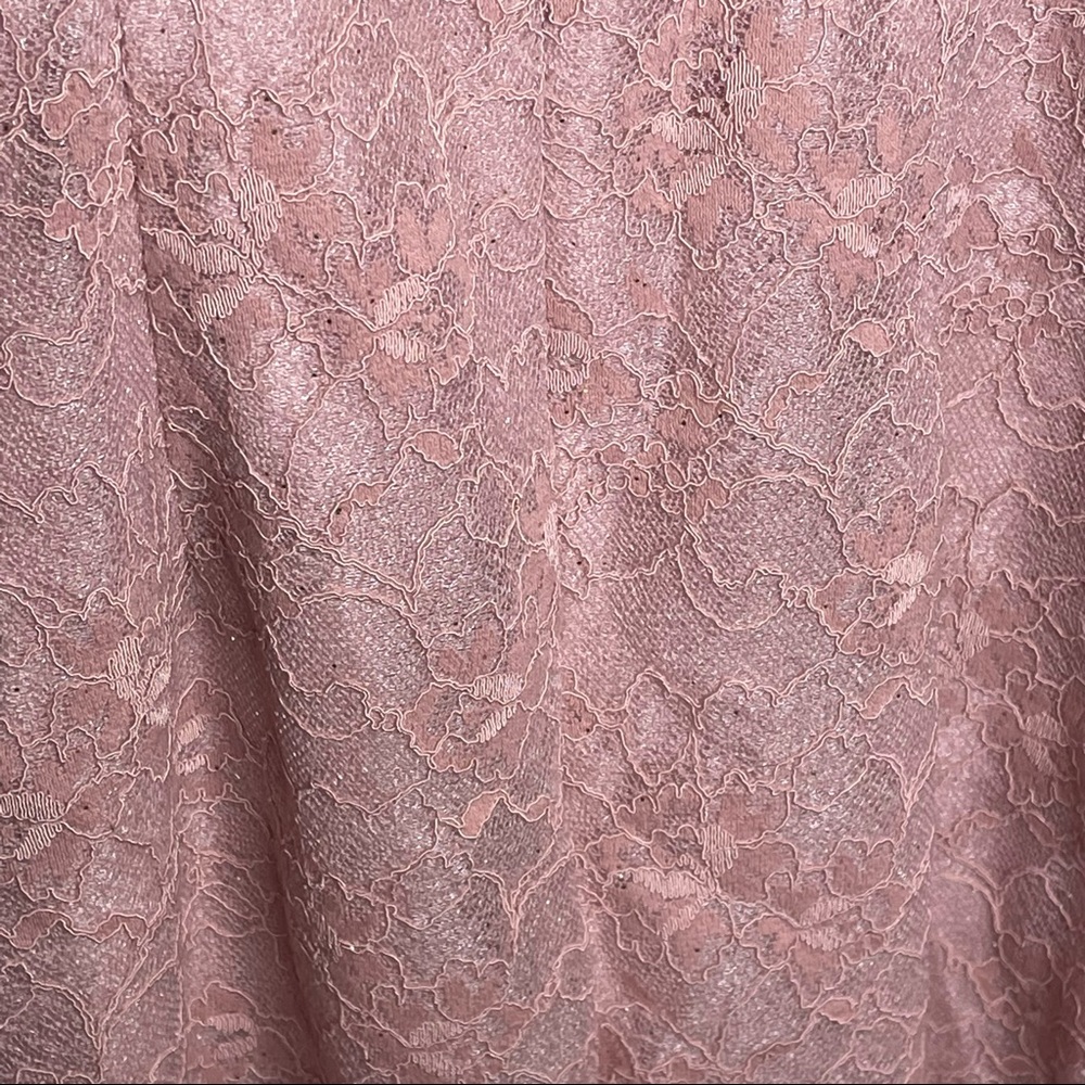 SHOWPO. Floral Lace Overlay Bodycon Barbiecore Mini Dress - Picture 9 of 15